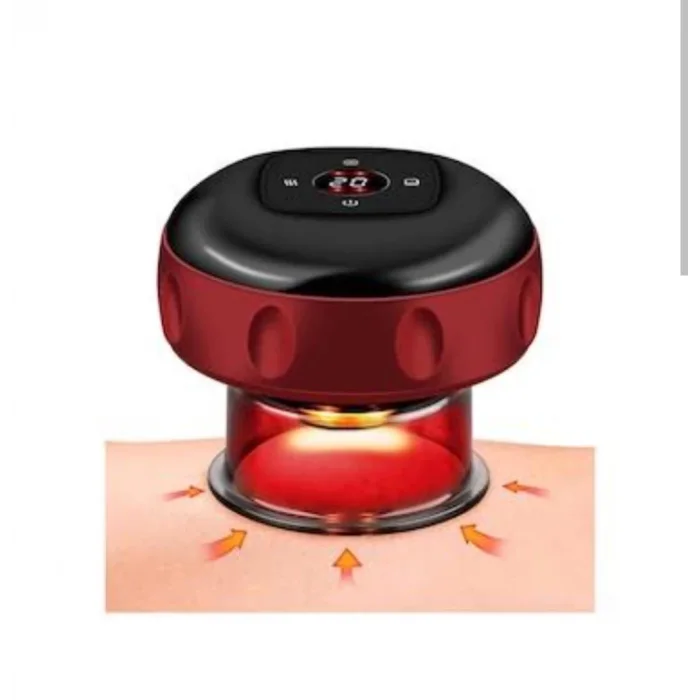 Vakumlu Hacamat Kupası, Şarjlı Kupa Çekme Hacamat Led Işıklı Masaj Ve Selülit Kupası