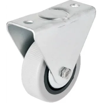 106 - 50 Mm Sabit Kapaklı Gri Pvc Teker