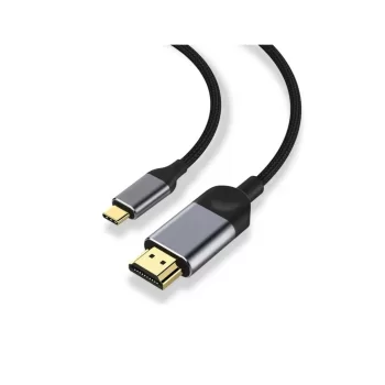 3 Metre 8 Gbps Hız 4k/30 Hz Type C To Hdmı Çevirici Dönüştürücü Tv Telefon Pc Hasır Bağlantı Kablosu