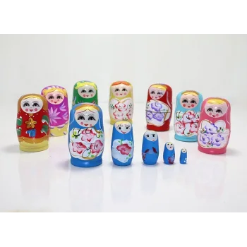 5li Ahşap Matruşka Alk1204