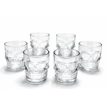 6lı Kurukafa Cam Shot Bardağı Alk2151