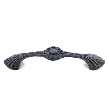 Antika Tarz Dekoratif Pirinç Göz Mobilya Kulbu - 21x127 Mm, Oksit