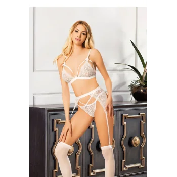 Beyaz Jartiyer Takım - 1034