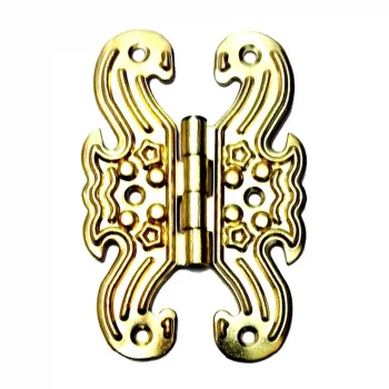 Dekoratif Sac Kelebek Menteşe - Büyük, Sarı, 100 Adet