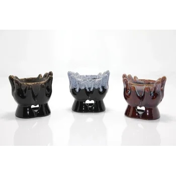 El Tasarımı Seramik Buhurdanlık Alk1135