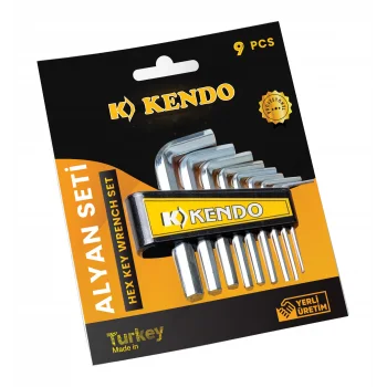 Kendo Allen Anahtar Seti Alyan Anahtar 9 Parça