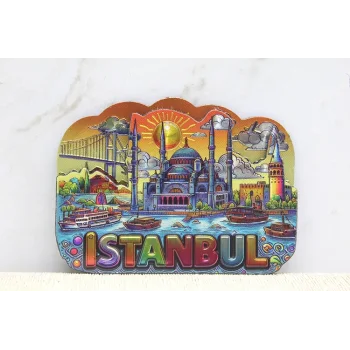 İstanbul Temalı Silikon Buzdolapı Süsü Magnet Alk5376