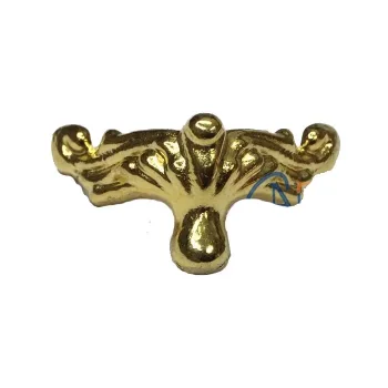 Köşe Etekli Sandık Ayağı, Kutu Ayak 1,5 Cm - Sarı