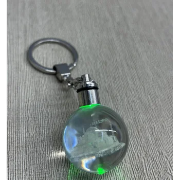 Ledli Ayasofya Tasarımı Kristal Anahtarlık Alk3803