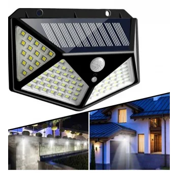 P-128 Solar Panelli Led Dış Mekan Bahçe Ve Sokak Aydınlatması