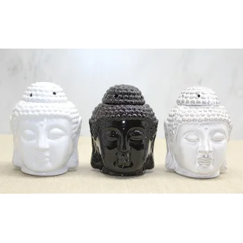 Seramik Buda Büstü Buhurdanlık Alk4447