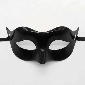 Siyah Renk Masquerade Kostüm Partisi Venedik Balo Maskesi
