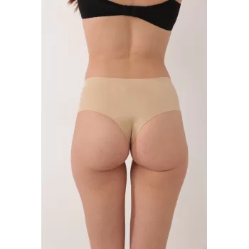 Ten Lazer Kesim Düşük Bel Tangalı Korse Külot