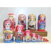 10lu Ahşap Matruşka Seti Alk4389