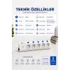 5’li Akım Korumalı Çoklu Priz 2 Metre Kablolu 3680w 16a 5 Anahtarlı 2usb-a 2 Usb-c Pd 20w Hızlı Ftr-28