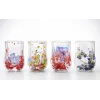 Çift Camlı Çiçekli Bardak Alk4470