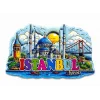 İstanbul Temalı Silikon Buzdolapı Süsü Magnet Alk5374