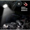 Led Işıklı Flash Özellikli 4 Modlu  Anahtarlık El Feneri