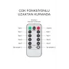 Lw-7 300 Ledli 10 Sarkıt Perde Led Işık, 8 Modlu Uzaktan Kumandalı, 3x3 Metre Peri Telli Led