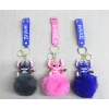 Ponponlu Stitch Anahtarlık Alk4245