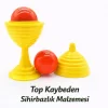 Sarı Renk Sihirli Kupa Top Kaybetme Oyunu 7 Cm