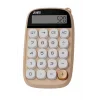 Sevimli Kare Tuşlu 10 Haneli Ldc Ekran Hesap Makinası Kahverengı