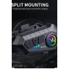 Y10 Kask Kulaklık Bluetooth Motosiklet Kulaklık 5,3 Bluetooth Intercom Motorsiklet Kulaklık