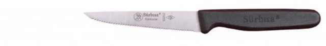 61004lz - Sürmene Lazerli, Tırtıklı Sebze Bıçağı 9,5cm