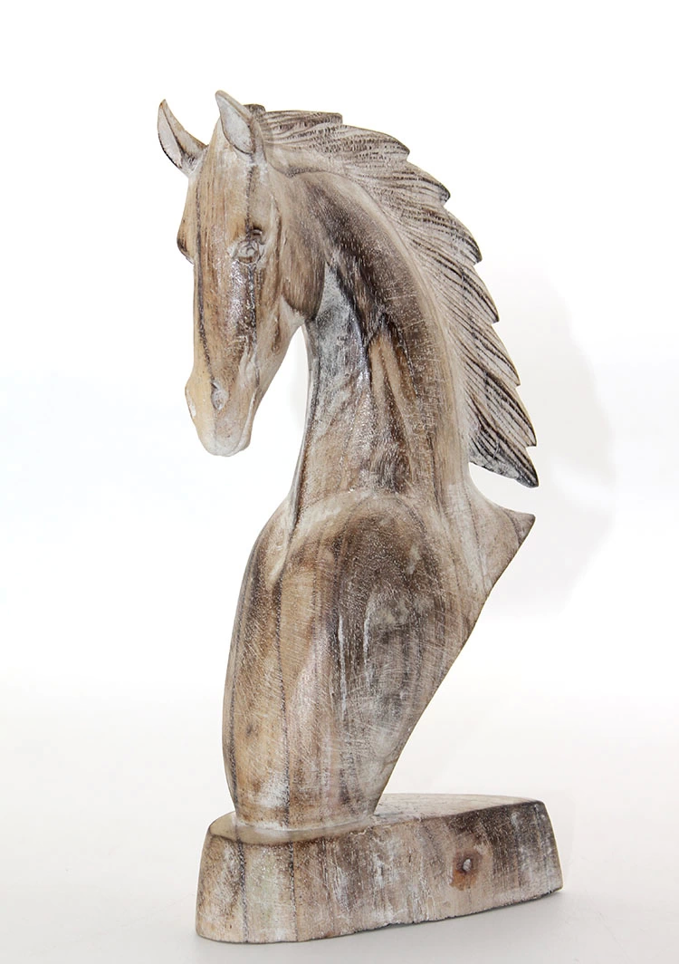 Wooden Horse Büst Barrel-8