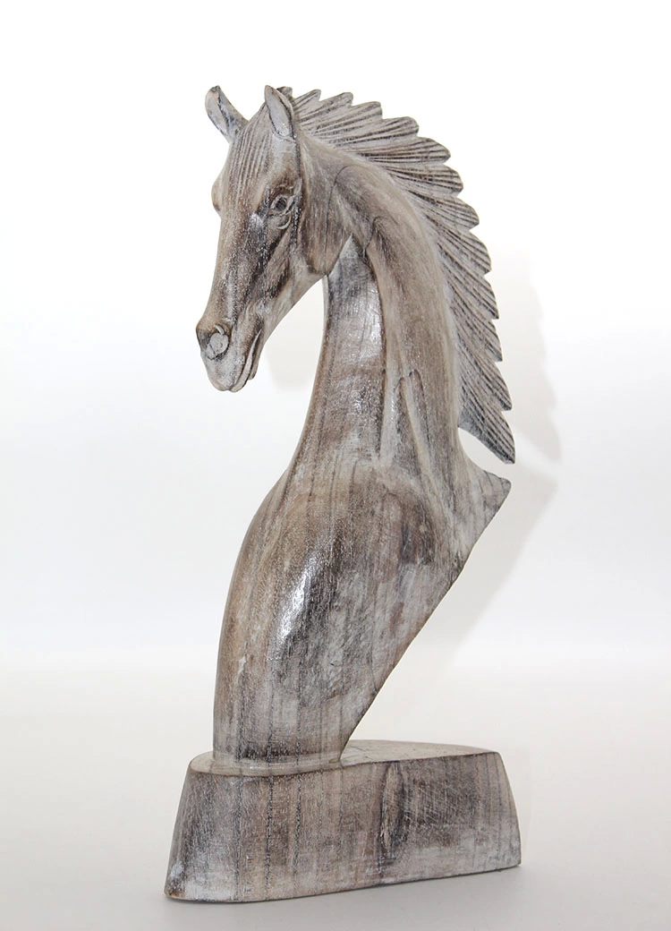Wooden Horse Büst Barrel-9