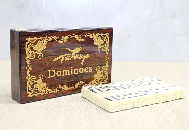 Wood Boxed Domino Game Alk4220