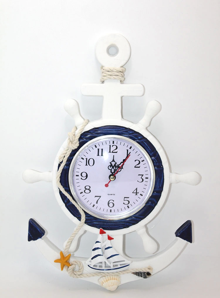 Wooden Marin Wall Suspended Dümenli Clock Alk2446