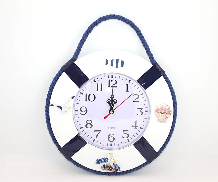 Wooden Marin Wall Suspended Clock Alk2460