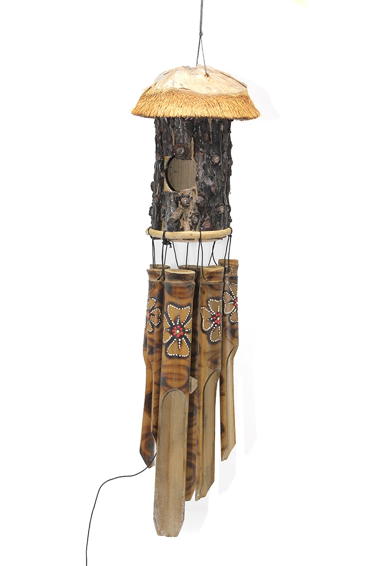 Bamboo Bird Slot Wind Bell Repot-1