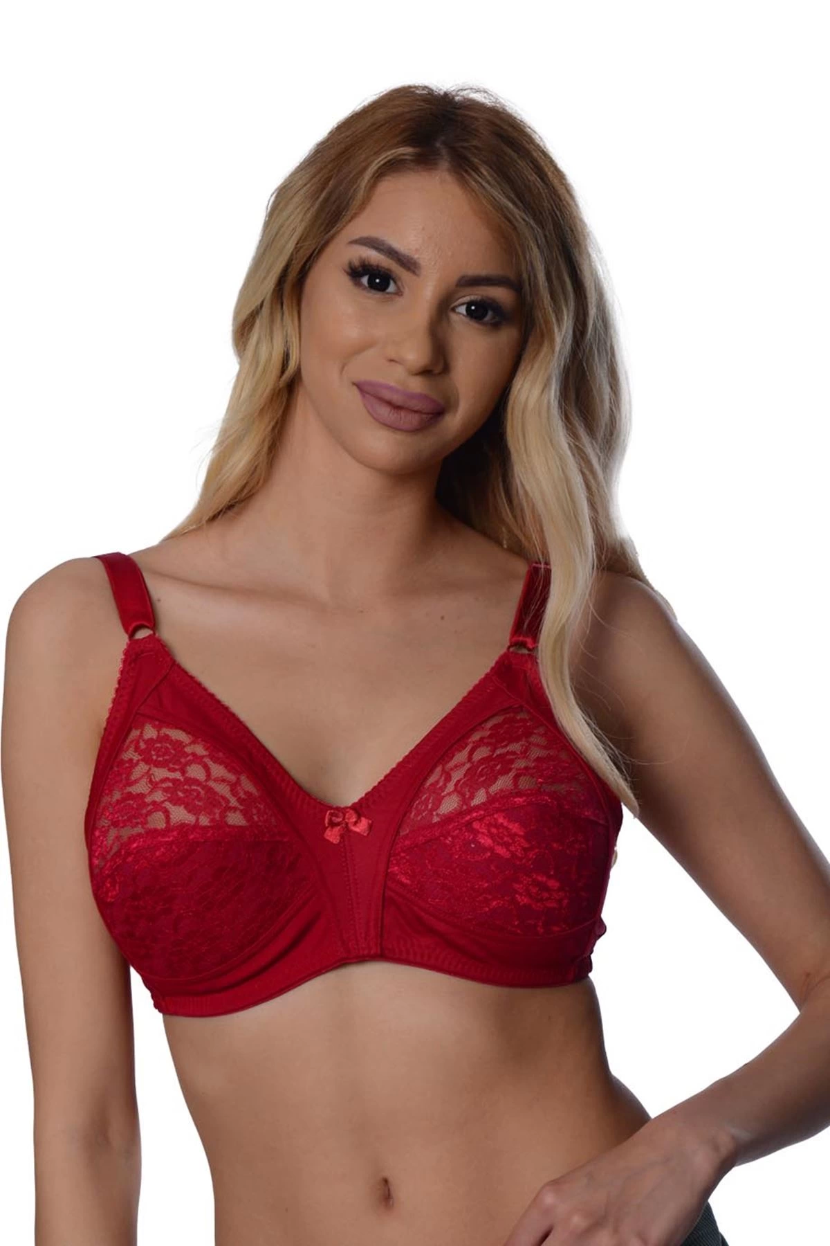 Bordo Lace Barrel Bra - 503