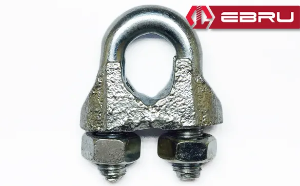 Çelik Halat Bağlama, Düğüm, Klemens 8 Mm - 2 Adet