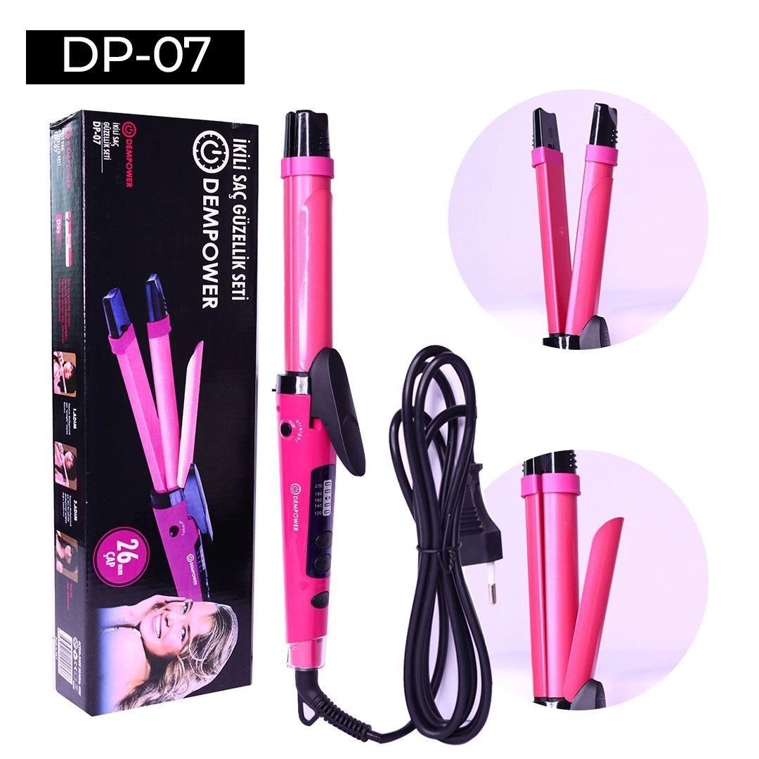 Dempower 2in1 Hair Straightener Tong