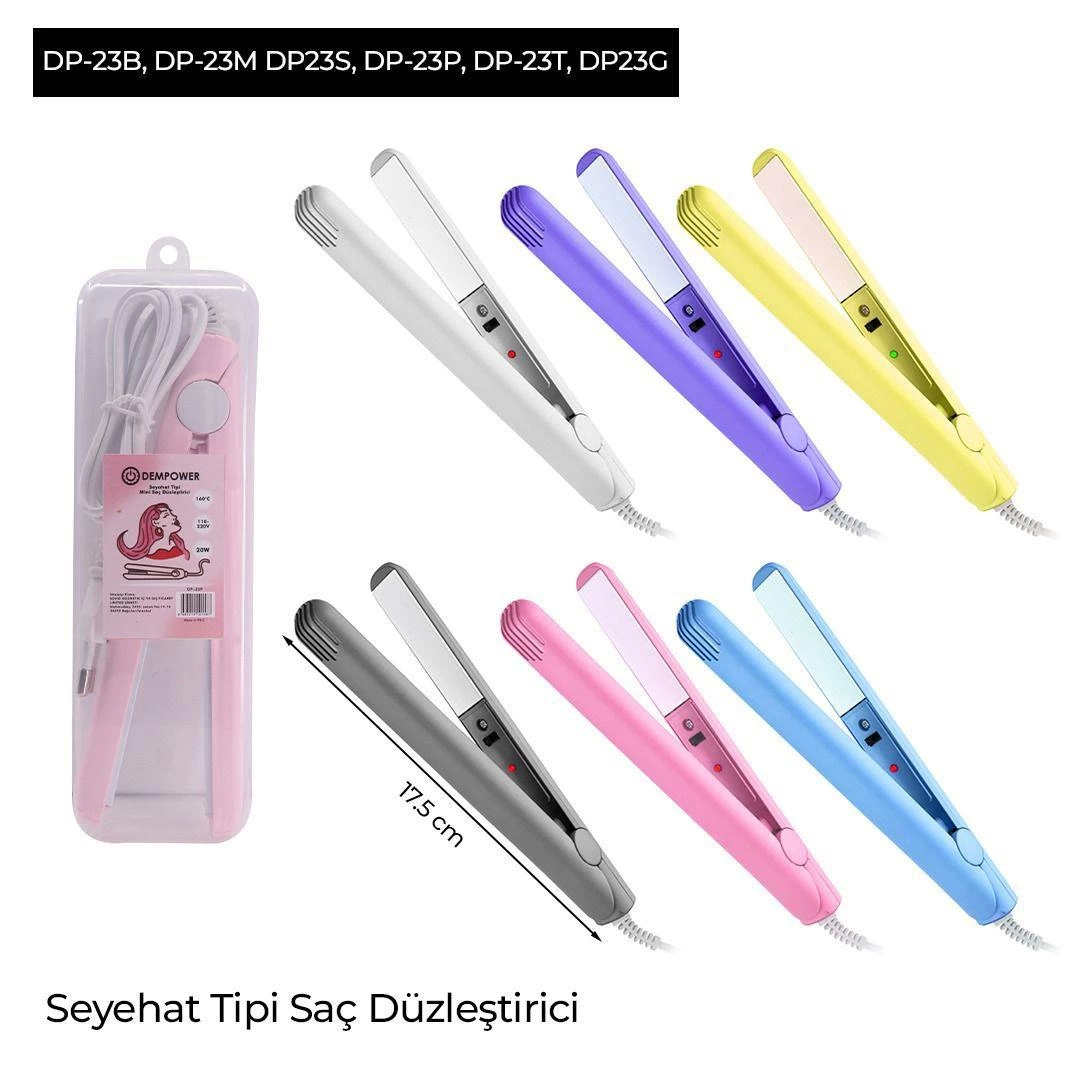 Dempower Travel Type Hair Straightener