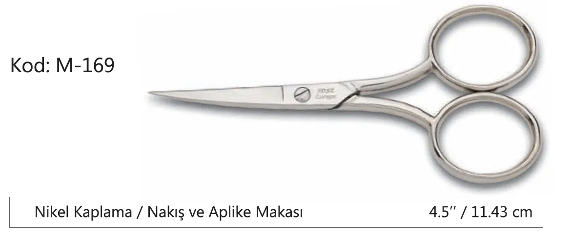 Europe Less Thick Embroidery Scissor Super Quality No:4.5 11,43 Cm