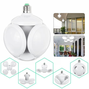 F-1997 Led Football Ufo Bulb E27 28w 360 Degree Folding Lamp Ac 220v Lamp Led Spot Light White Glop Led