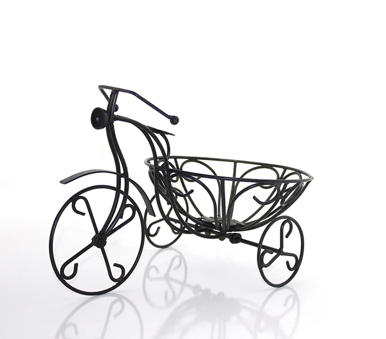 Wrought Iron Decorative Bicycle Flowering St00077