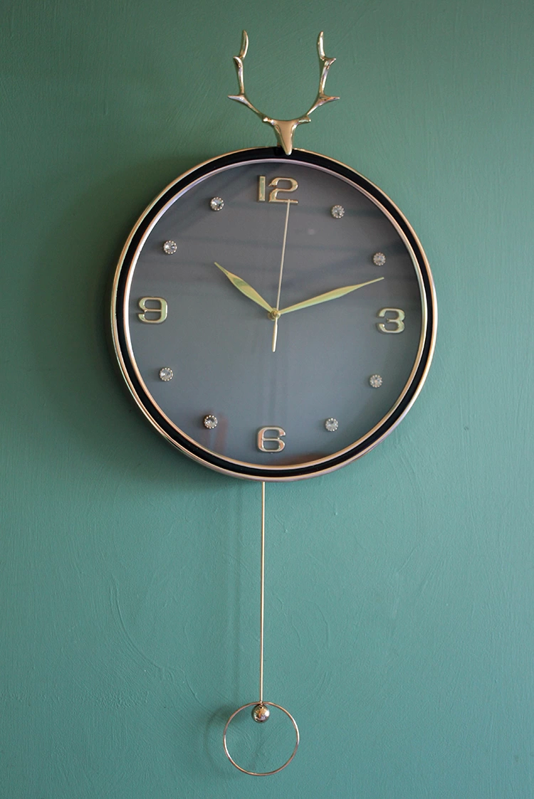 Deered Pendulum Wall Clock Alk1582