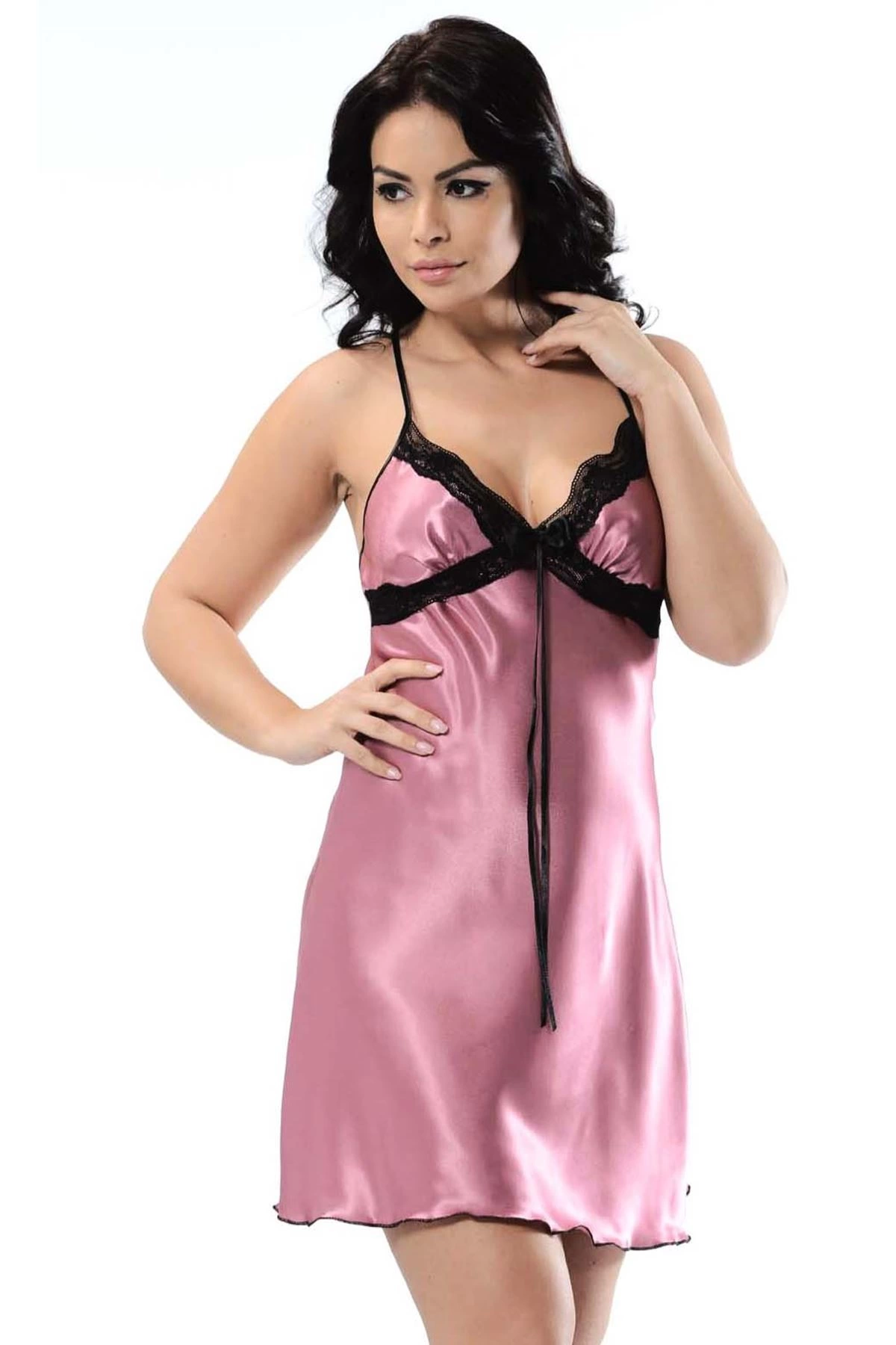 Rose Dried Satin Lingerie - M-367