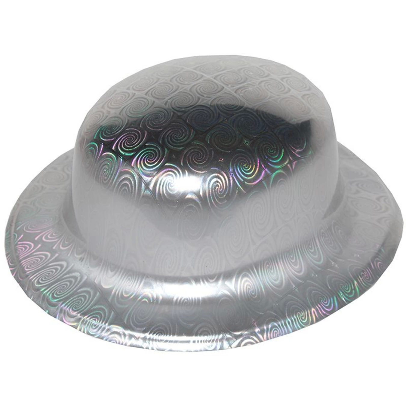 Gümüş Renk Hologramlı Plastik Yulak Melon 27x24 Cm
