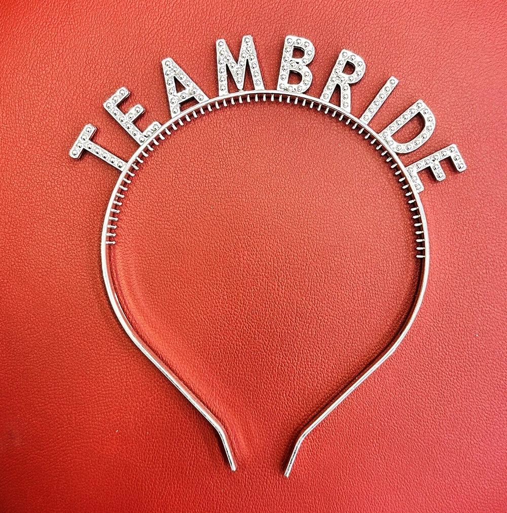Silver Color Team Bride Crown Plastic – Bride And Nedime Tac