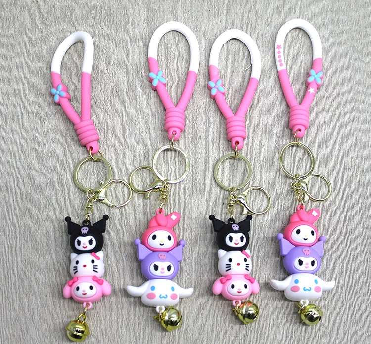 Hello Kitty Series Silicone Keychain Alk4257