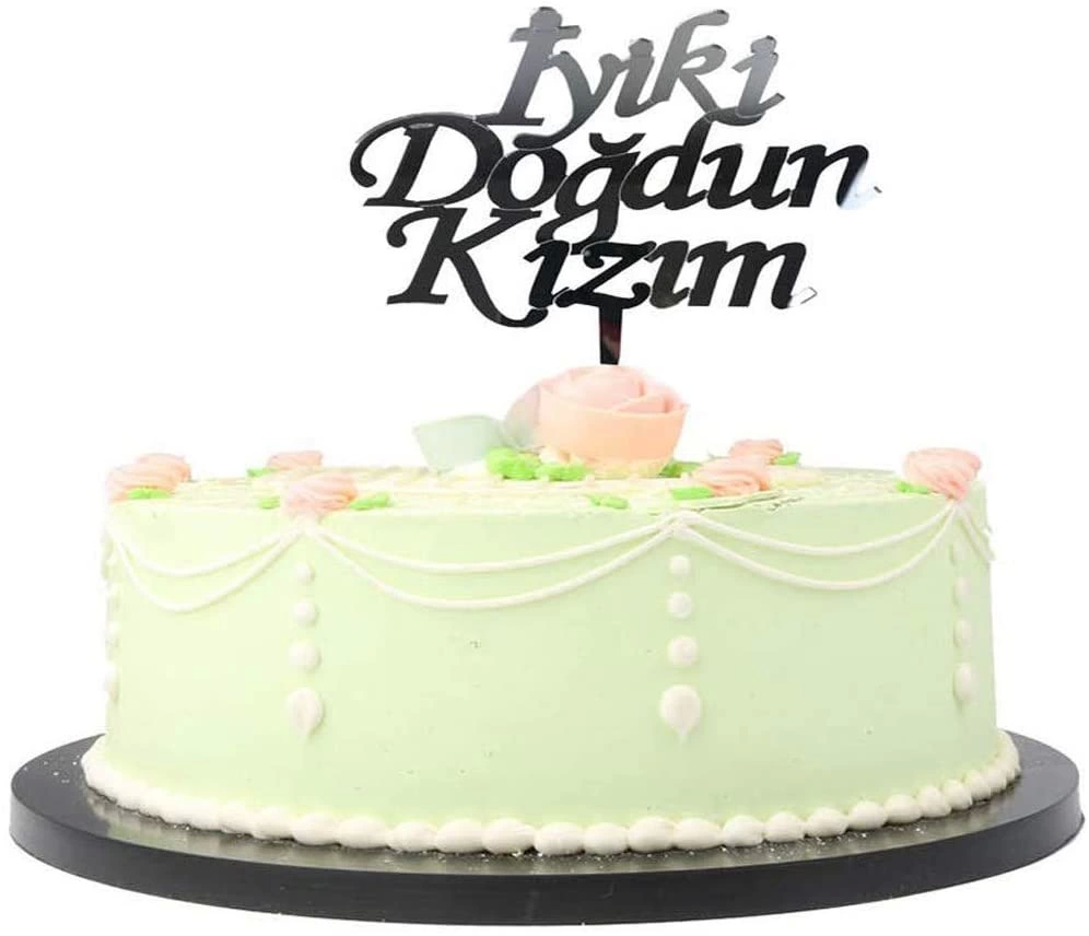 Good Lover Summer Birthday Party Plex Cake Coin Silver Color