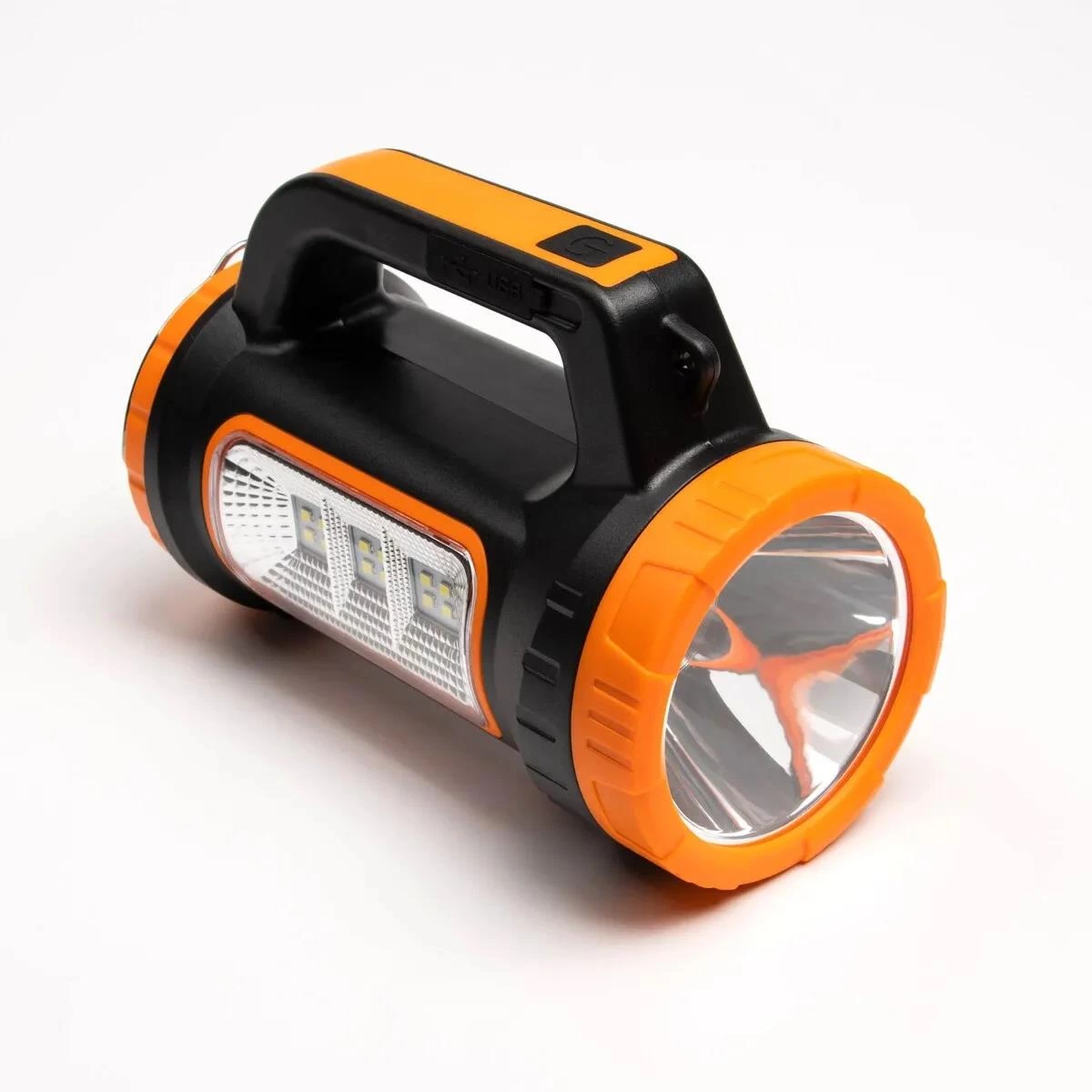 Ka-779 3w+15w Long Range Solar Panel Ultra Strong Led Rechargeable Flashlight
