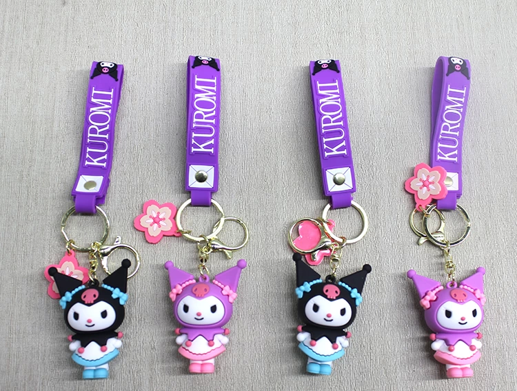 Kuromi Silicone Keychain Alk4259