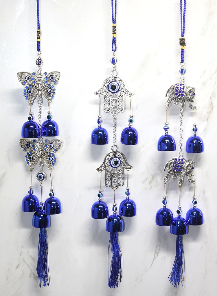 Metal Nazar Boncuğu Bell Alk3487